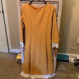 Mustard yellow dress